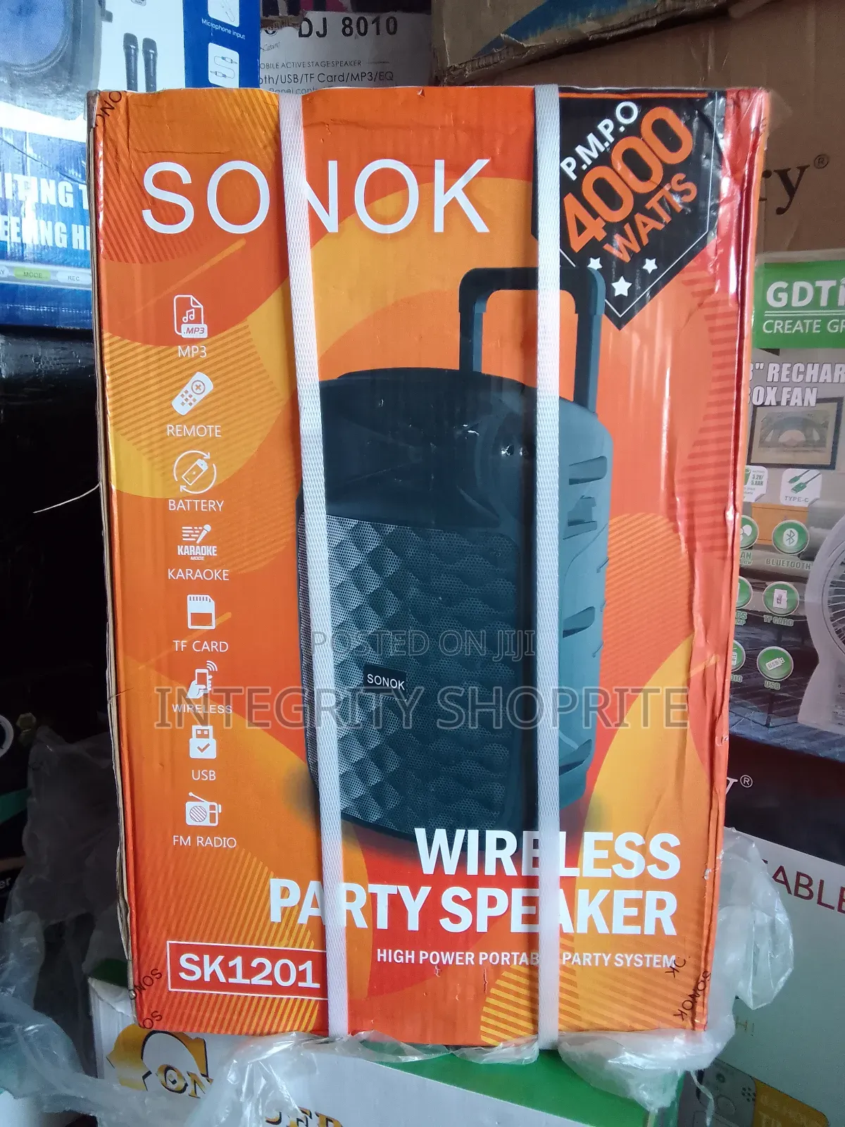 Sonok Wirless Portable Party Speaker 4000watts