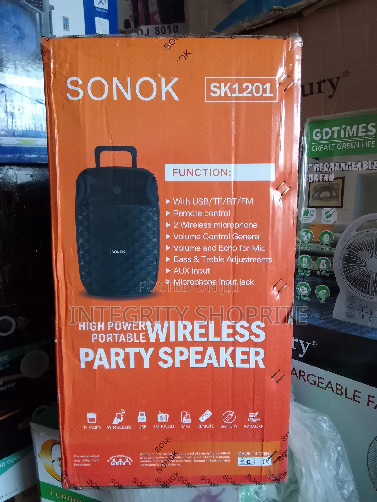 Sonok Wirless Portable Party Speaker 4000watts