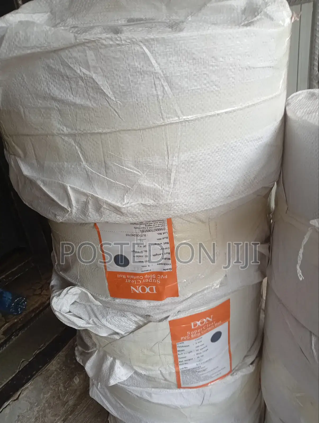PVC Strip Curtain / Cold Room Curtain 3mm X 300mm X 50m