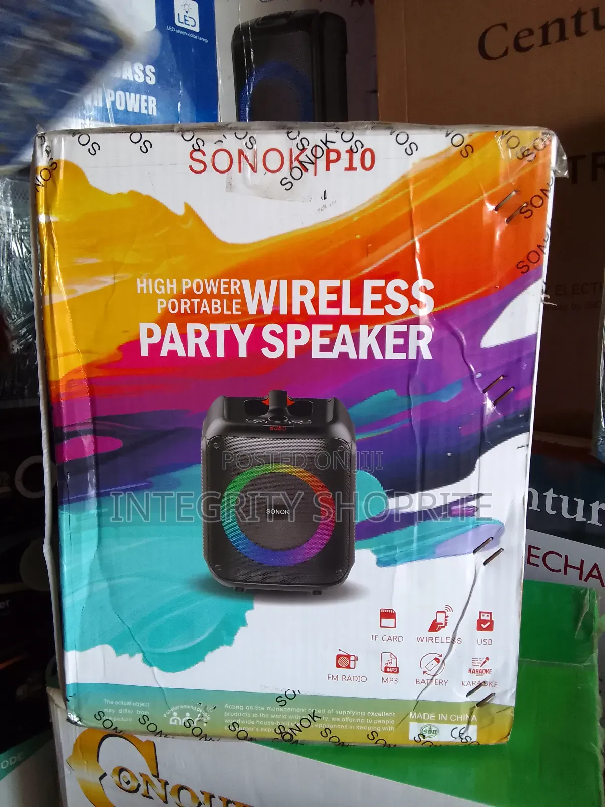 Sonok High Power Portable Party Speaker 5000watts