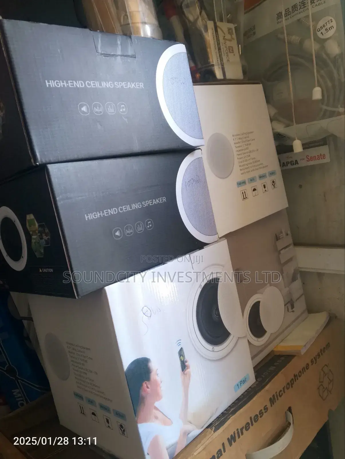 Boom 50w Bluetooth 4 In 1 Ceiling Speaker.