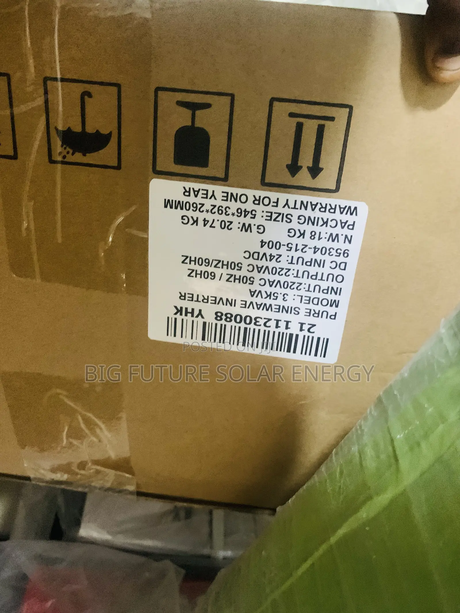 3.5kva Yohako Solar Inverter 24V