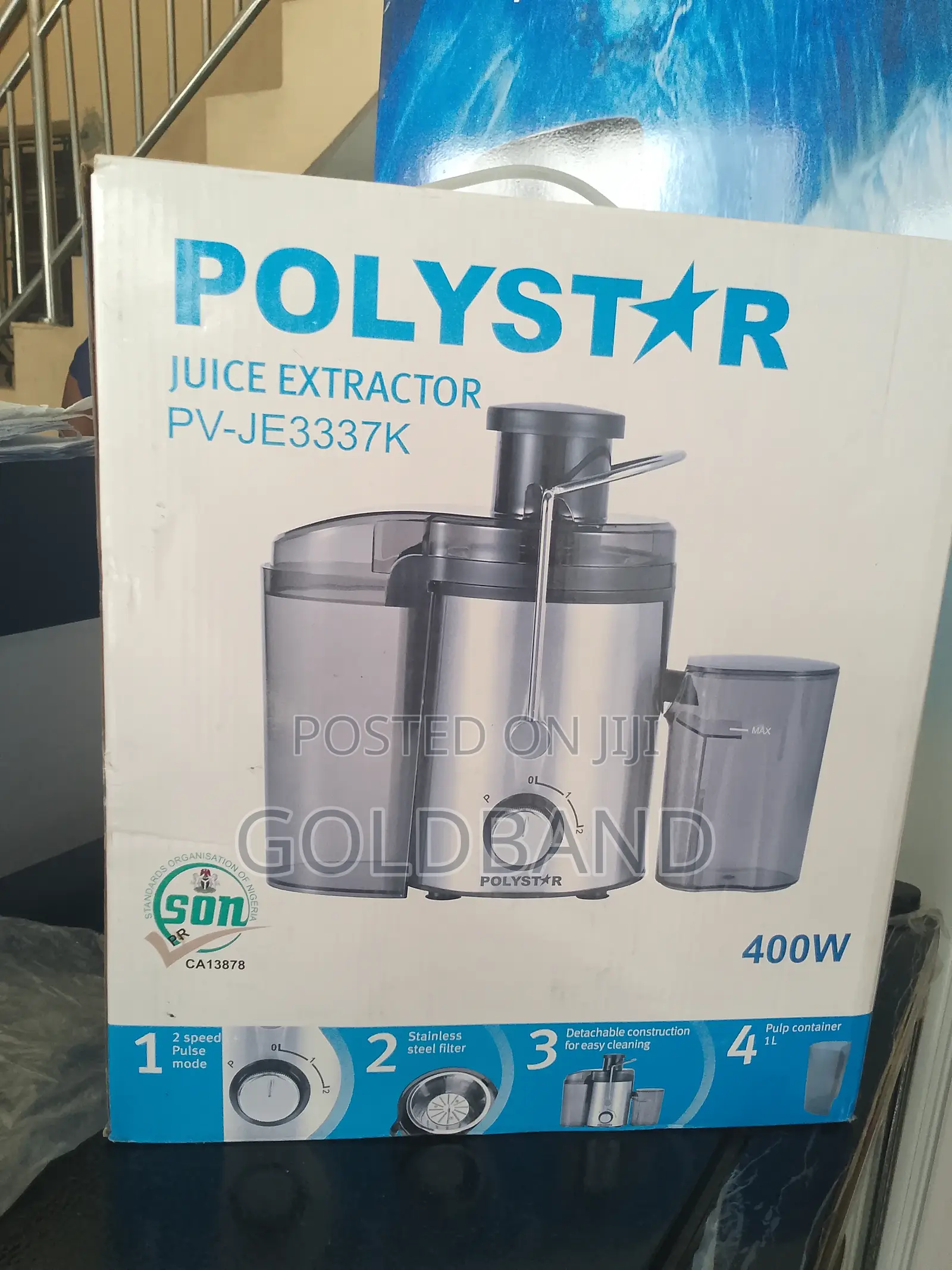 Polystar 68mm Intelli-Mix Juice Extractor Pv-Je3337k