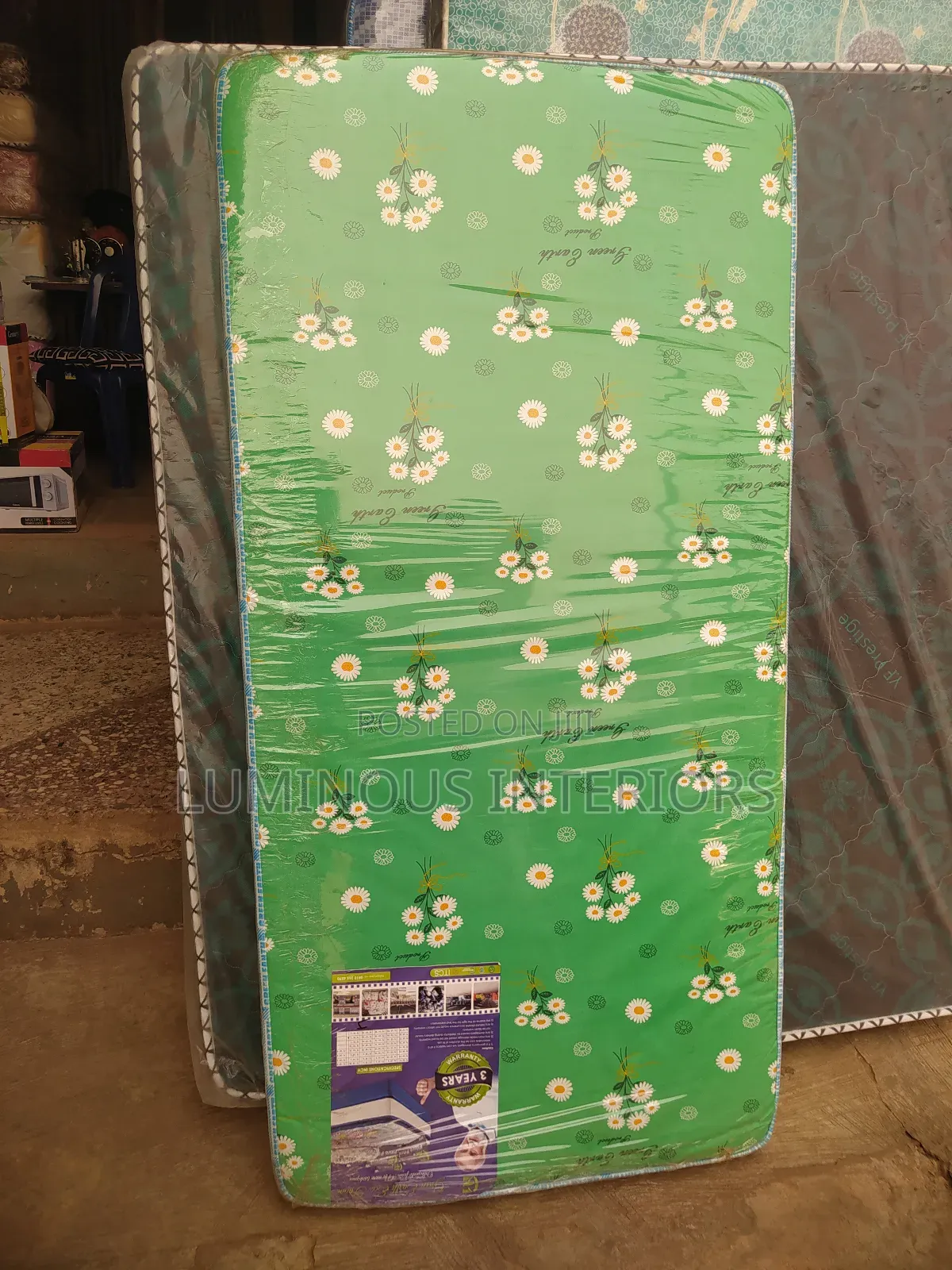 36 by 6ft 6 Inches Mattress ( Green Earth )