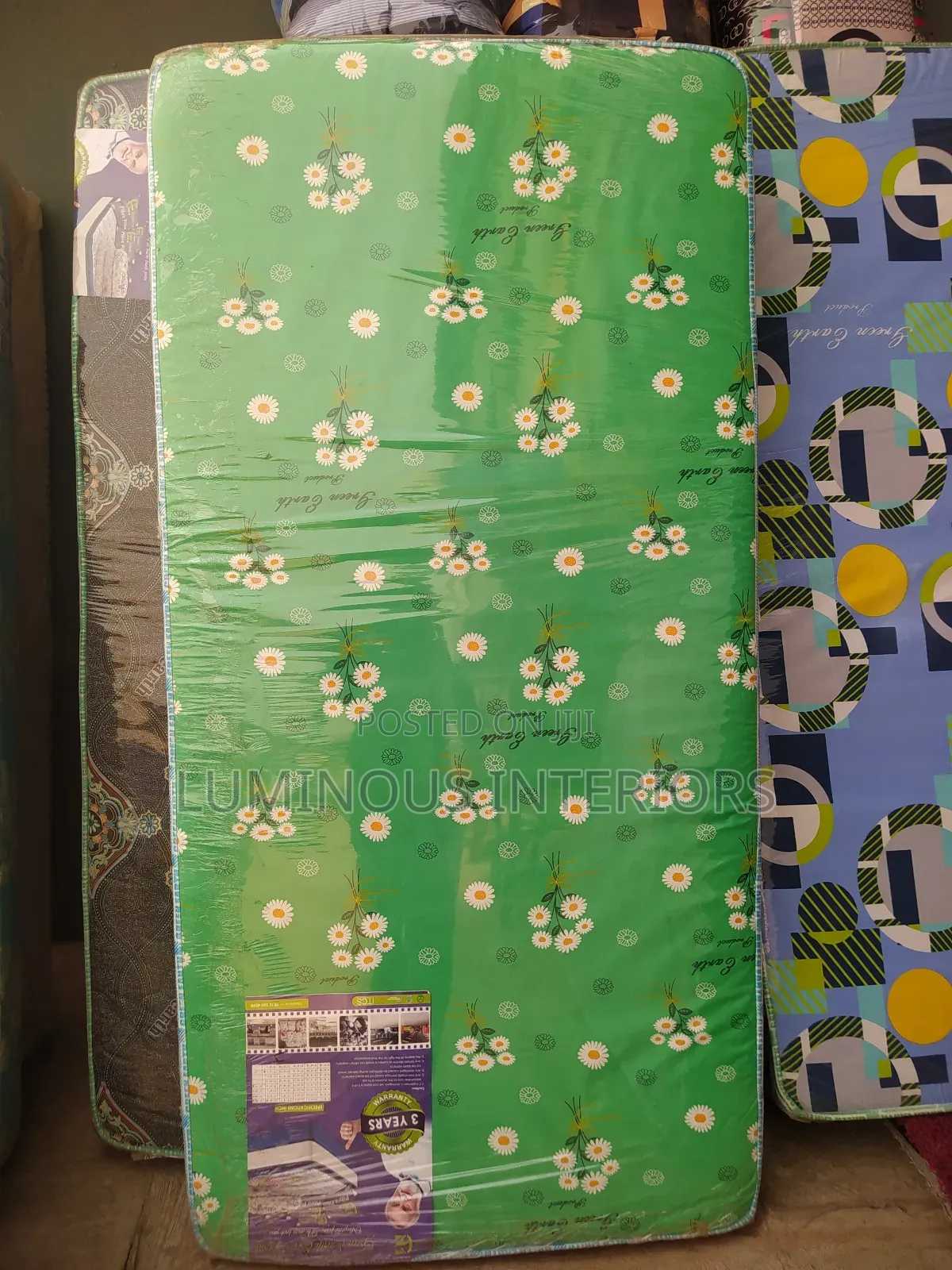 36 by 6ft 6 Inches Mattress ( Green Earth )