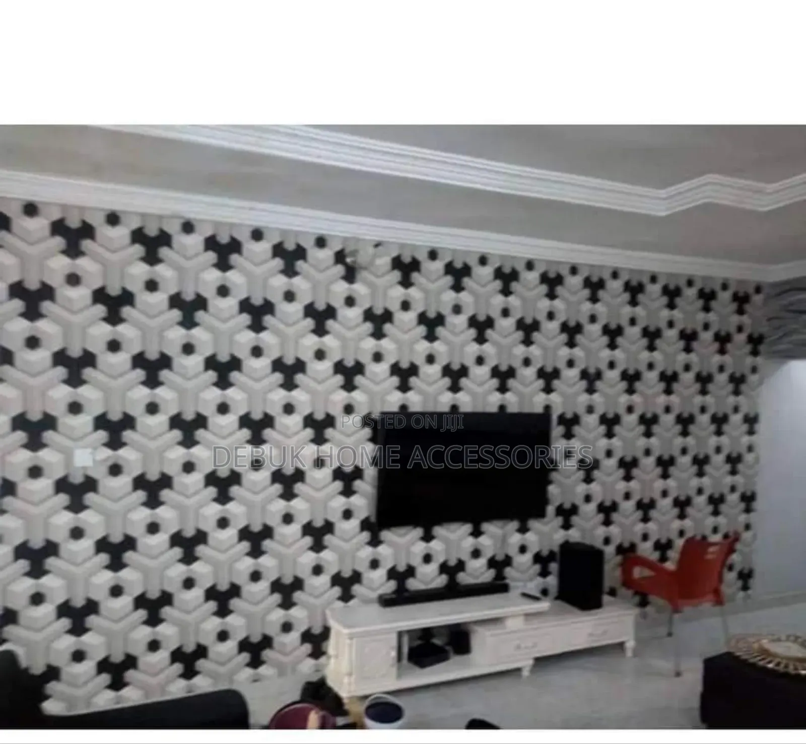 Gray, Black and White Wall Paper