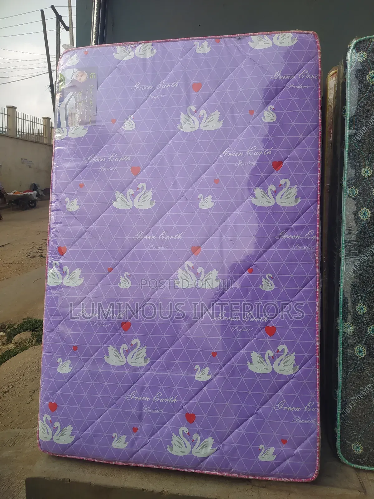 4 BY 6ft 8 INCHES MATTRESS ( Green Earth )