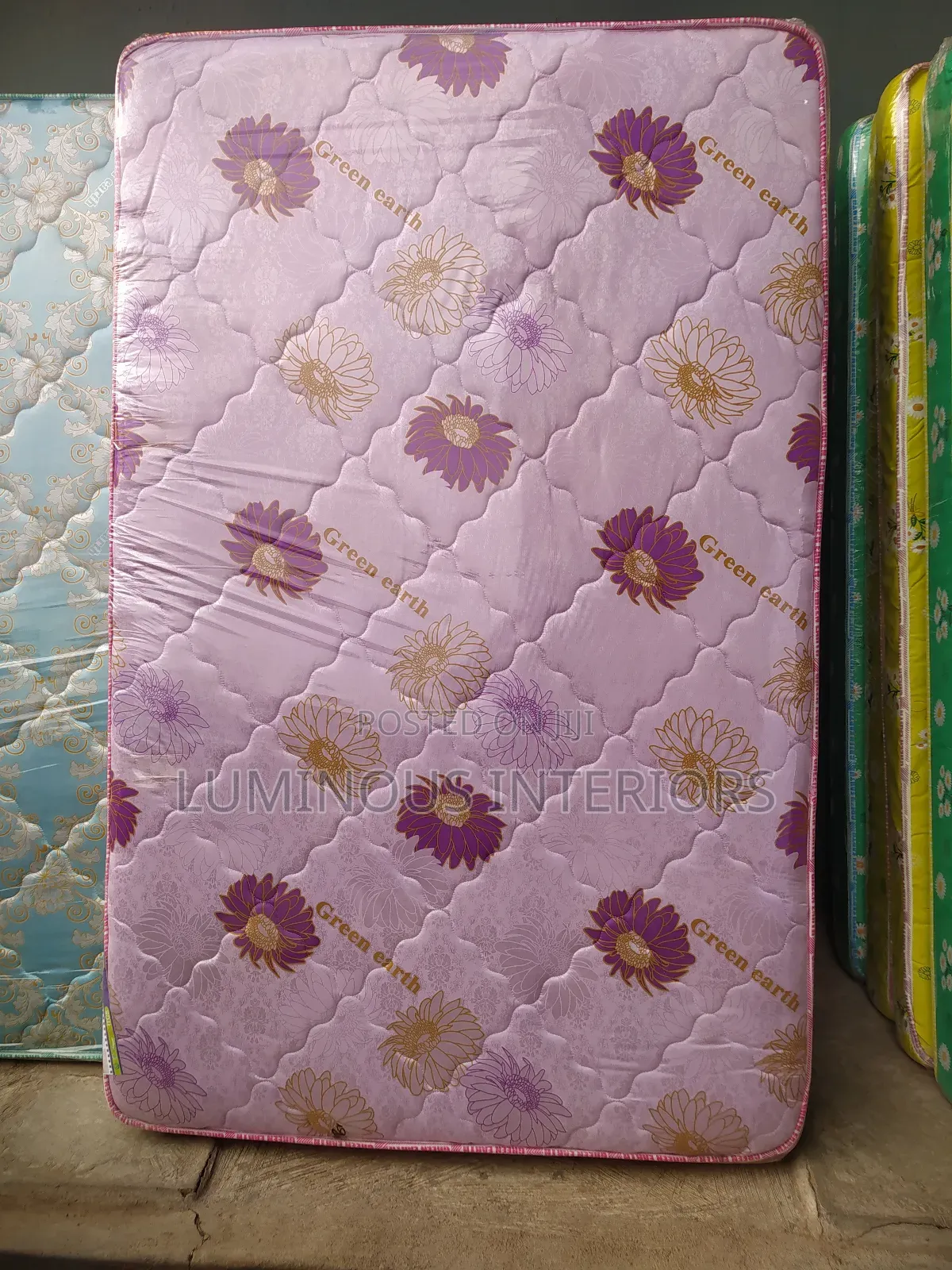 4 BY 6ft 8 INCHES MATTRESS ( Green Earth )