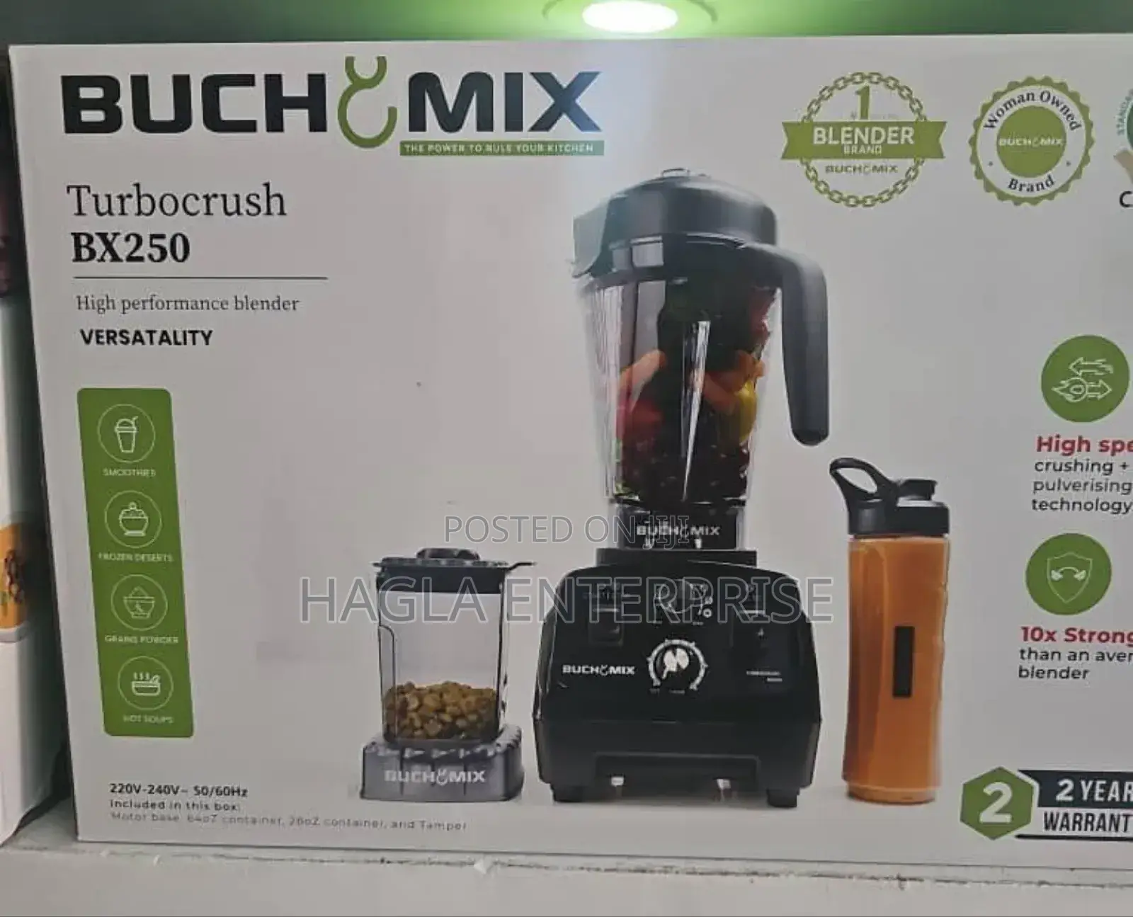 Bx250 Turbo Crush Bunch Mix Blender