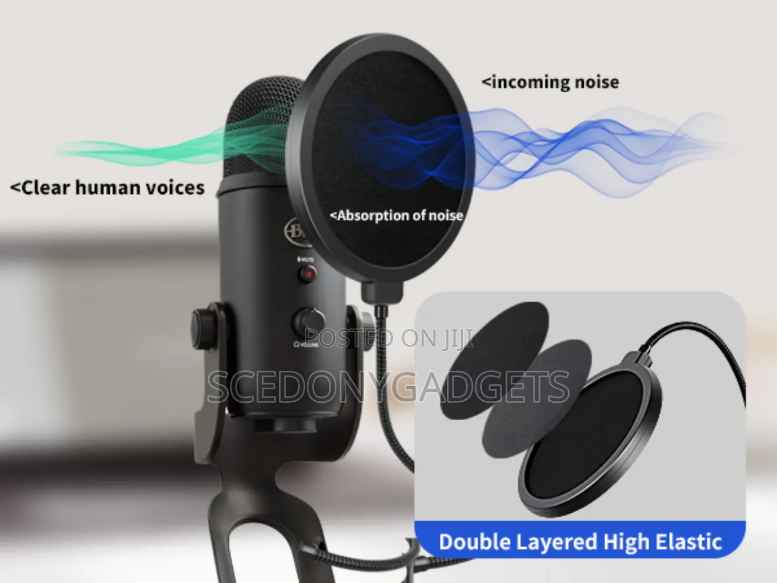 Professional Pop Shield/Filter for Recording