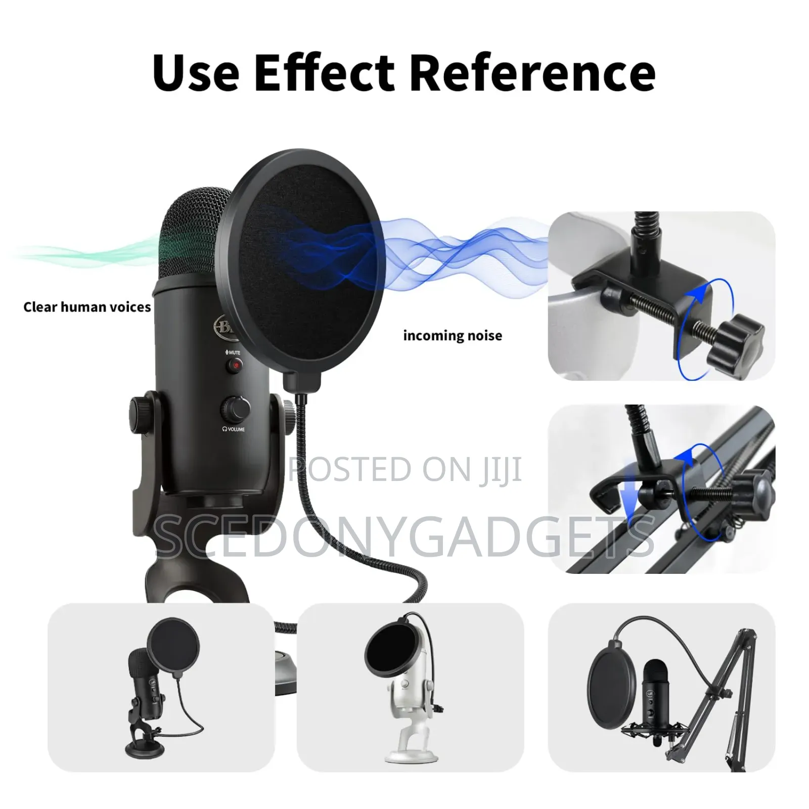 Professional Pop Shield/Filter for Recording