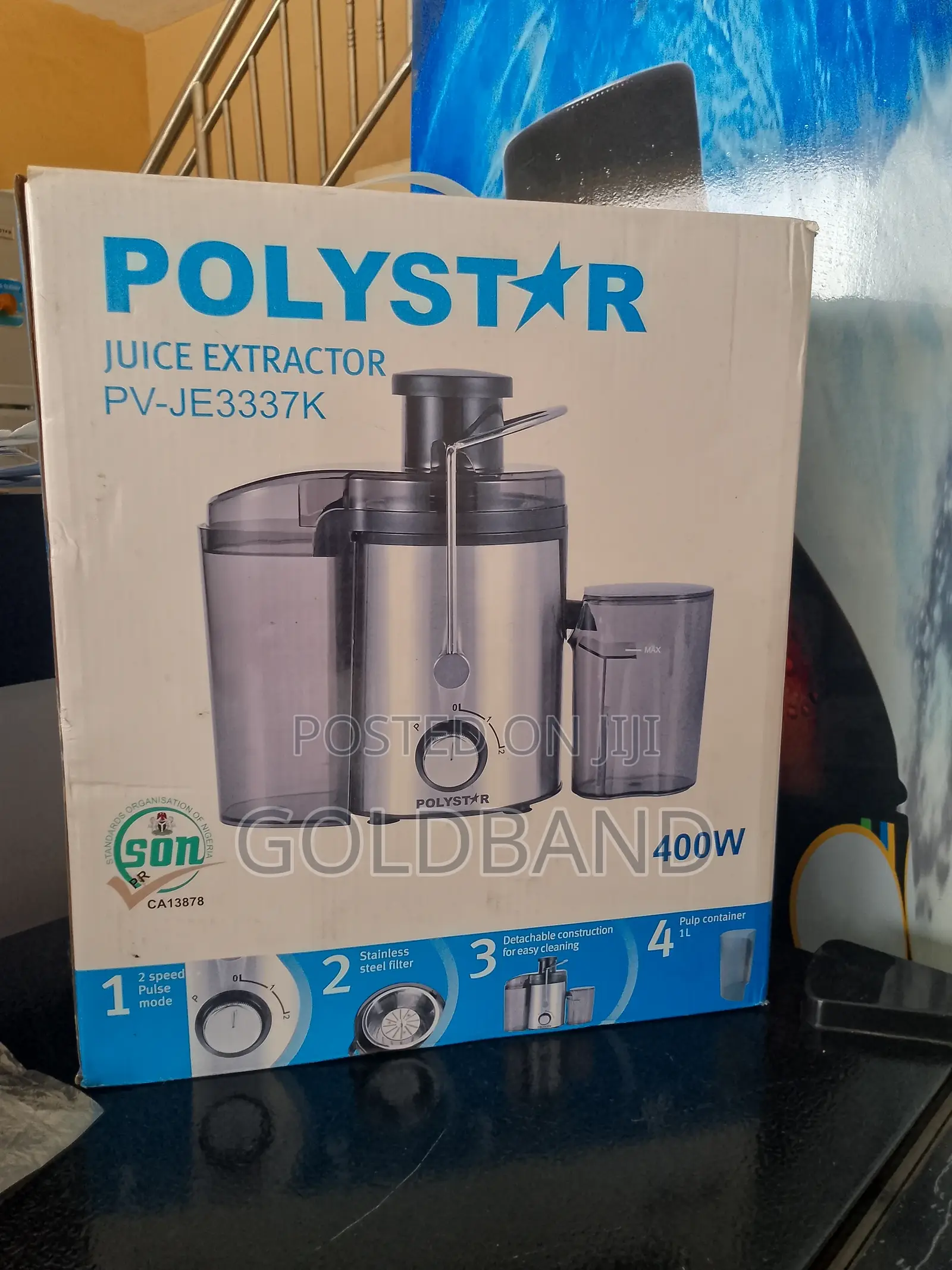 Polystar 68mm Juice Extractor (Squeeze Master) Pv-Je3337k