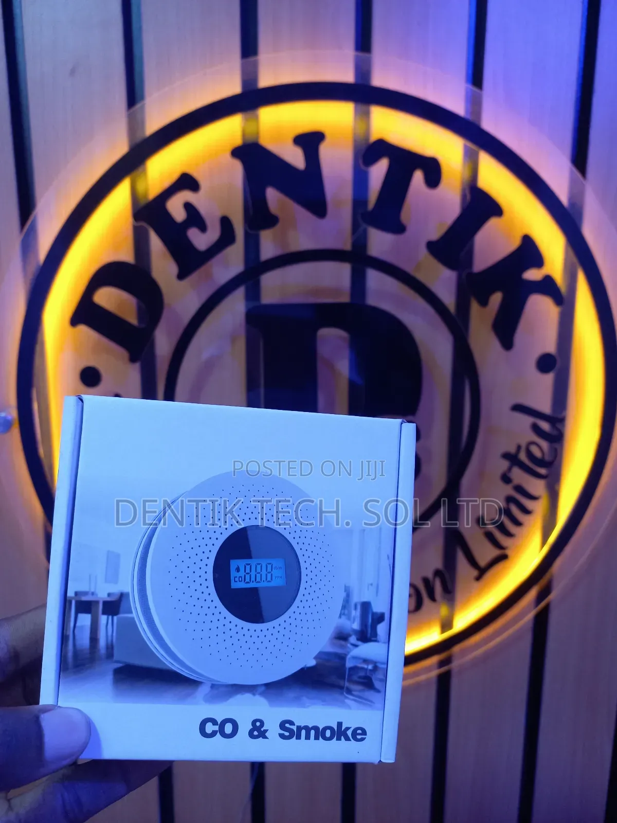 Battery Powered Smart Carbon Monoxide Smoke Detector Alarm