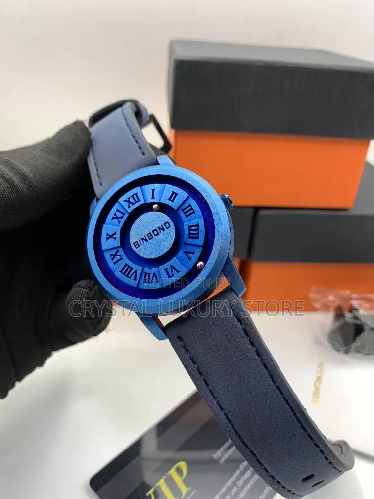Binbond Quality Luxury Men Genuine Leather Wristwatch
