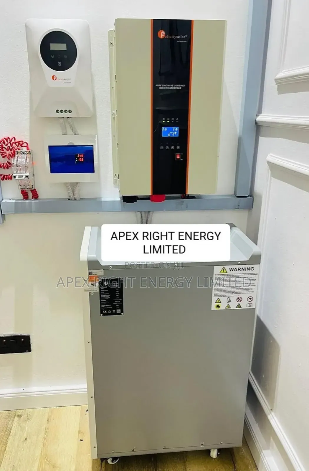 10kva_48v/ 15kwh Felicity System/ 12pcs_650w By APEX