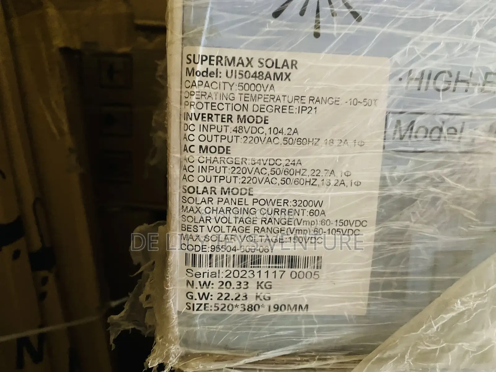 Super Max Smart Power Inverter 5kva 48.V Hybrid