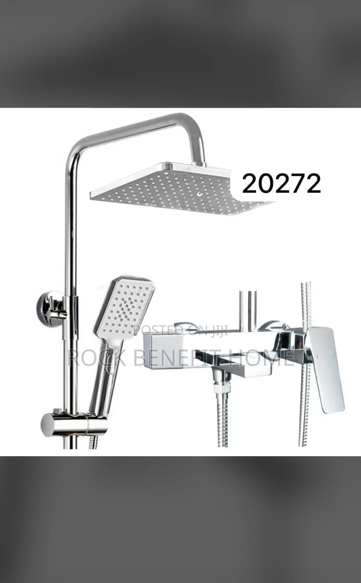 Crome Standing Shower