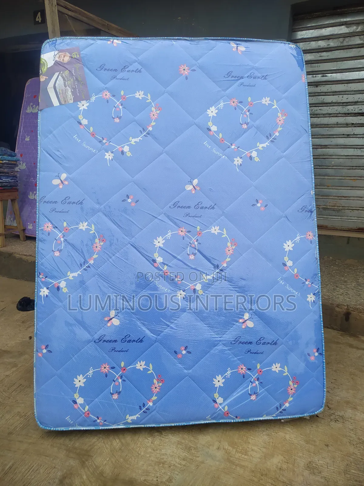 41⁄2 by 6ft 8 Inches Semi-Orthopaedic Mattress ( Green Earth )