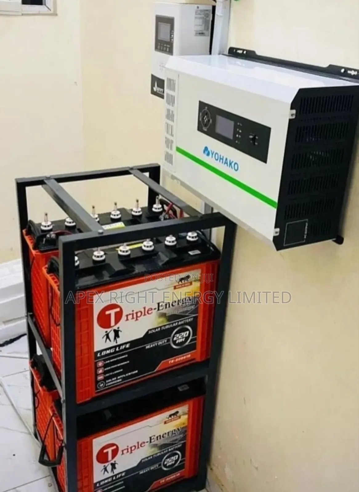 5kva 48v_inverter Setup/ 4pcs-tubular/ 12pcs-300w By APEX