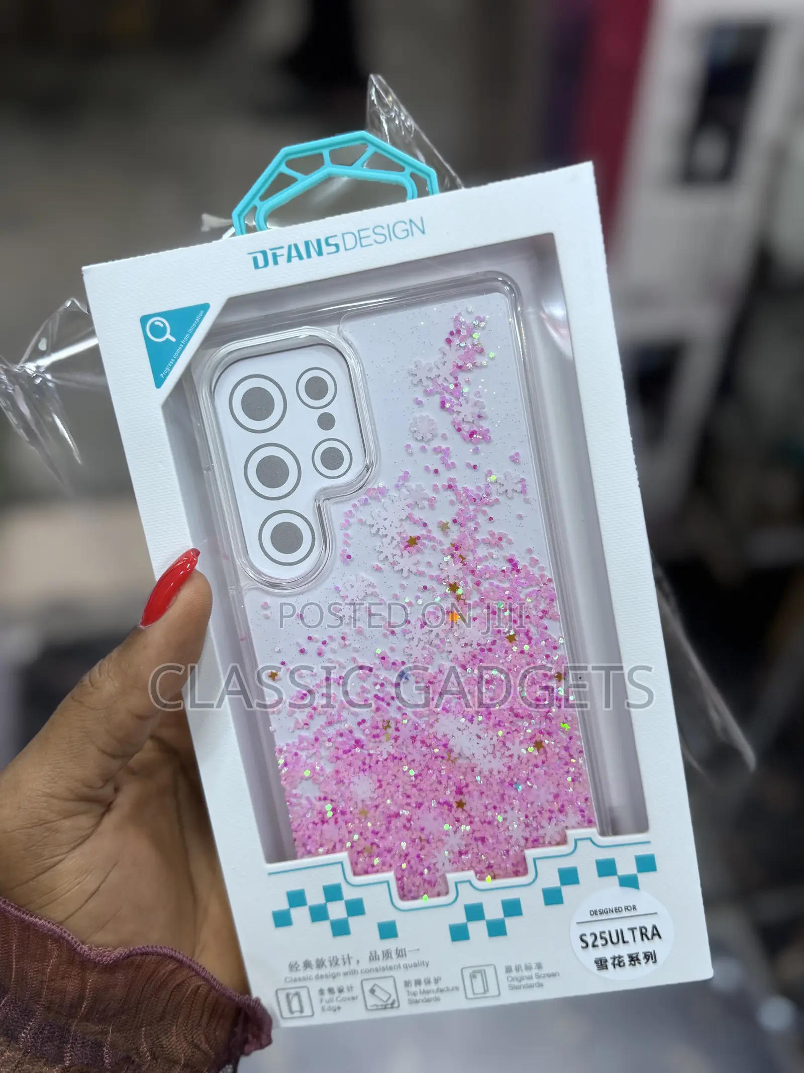 Crystal Clear Bling Case for Samsung Galaxy S25 Ultra