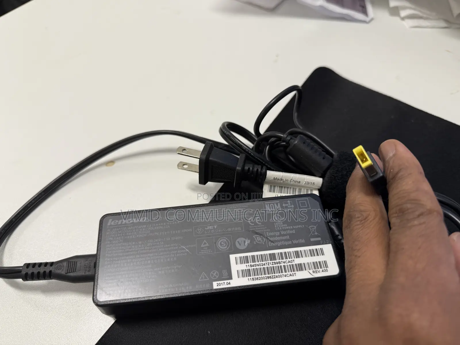 Original 65W Lenovo Laptop Charger for Lenovo Thinkpad