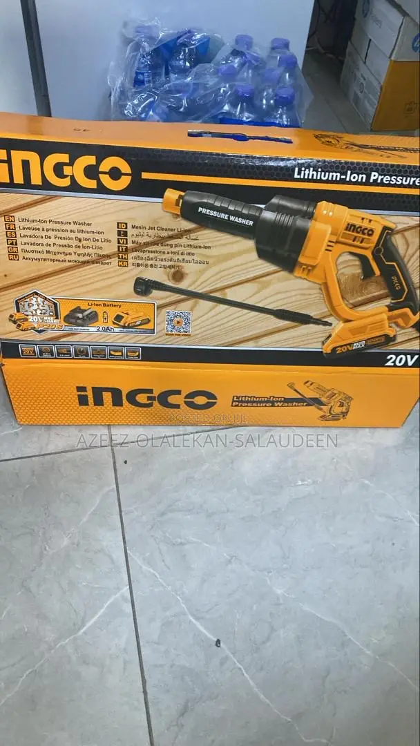 INGCO Cordless Pressure Washer Machine