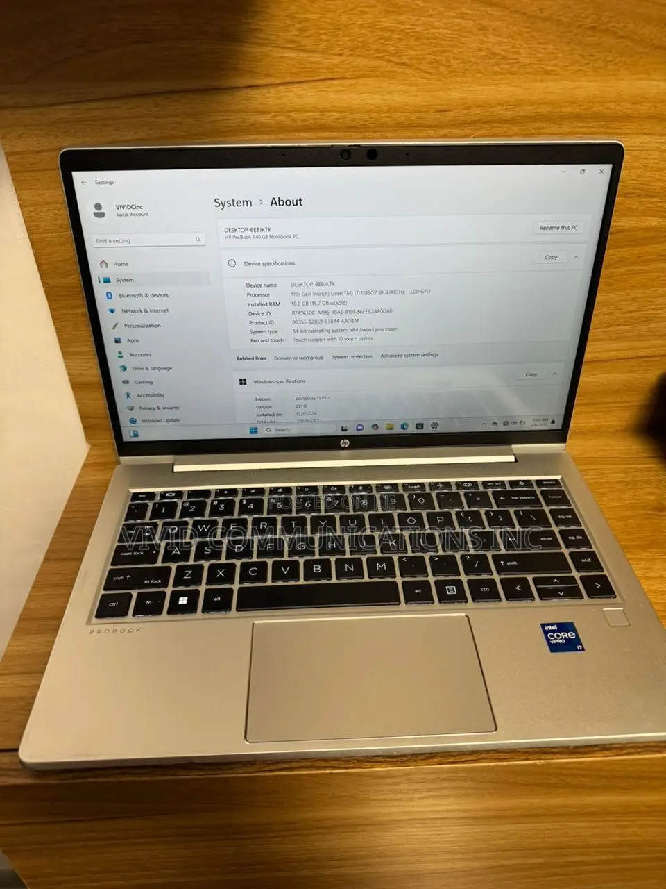 Laptop HP EliteBook X360 1040 G9 16GB Intel Core I7 SSD 256GB