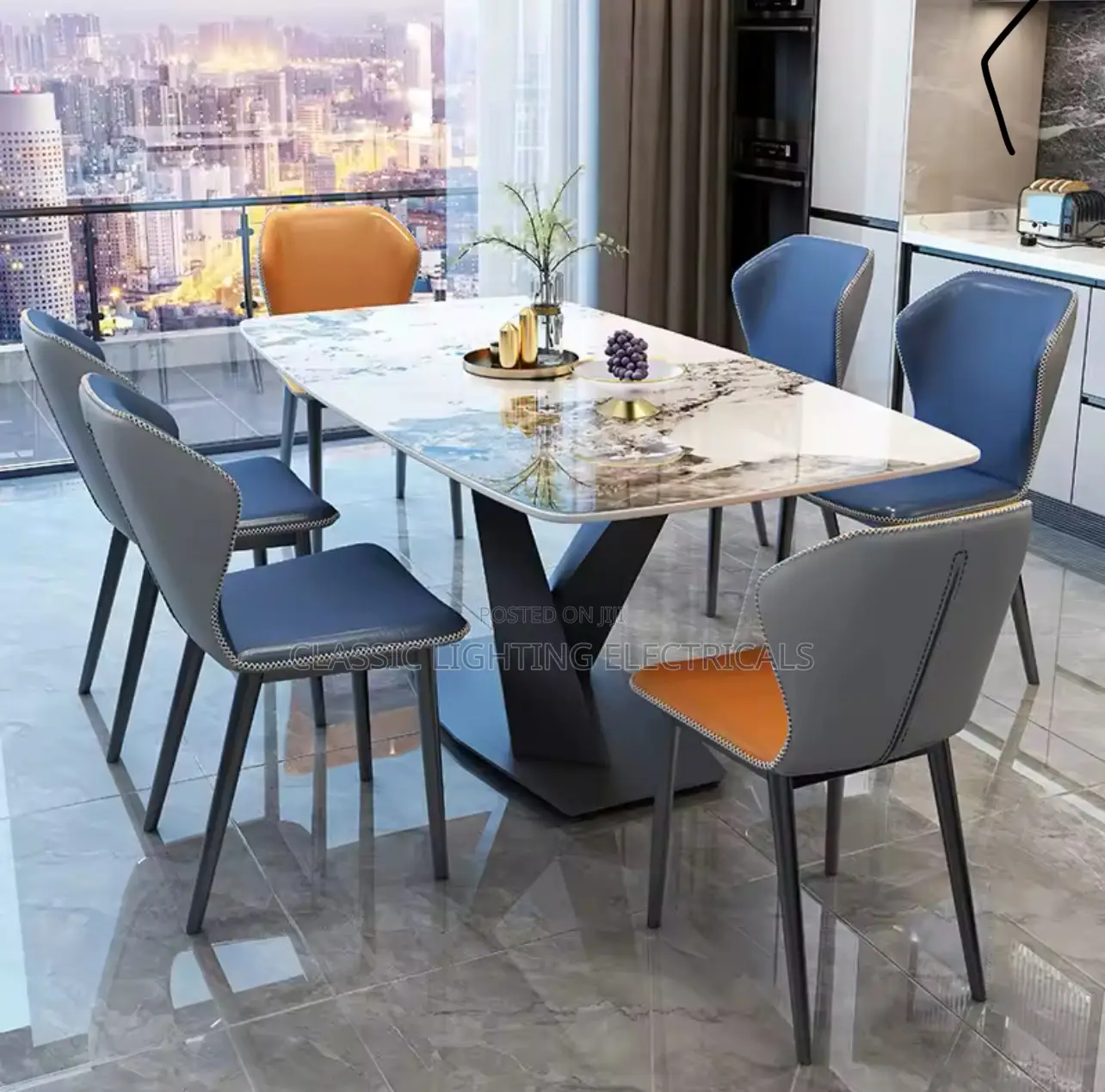 Living Room Modern Simple Dining Restaurant Dining Set