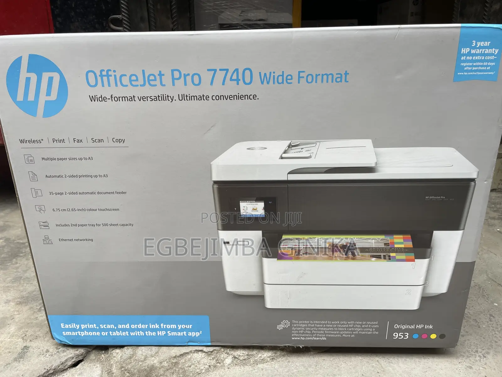 Officejet Pro 7740 Wide Format All in One Printer