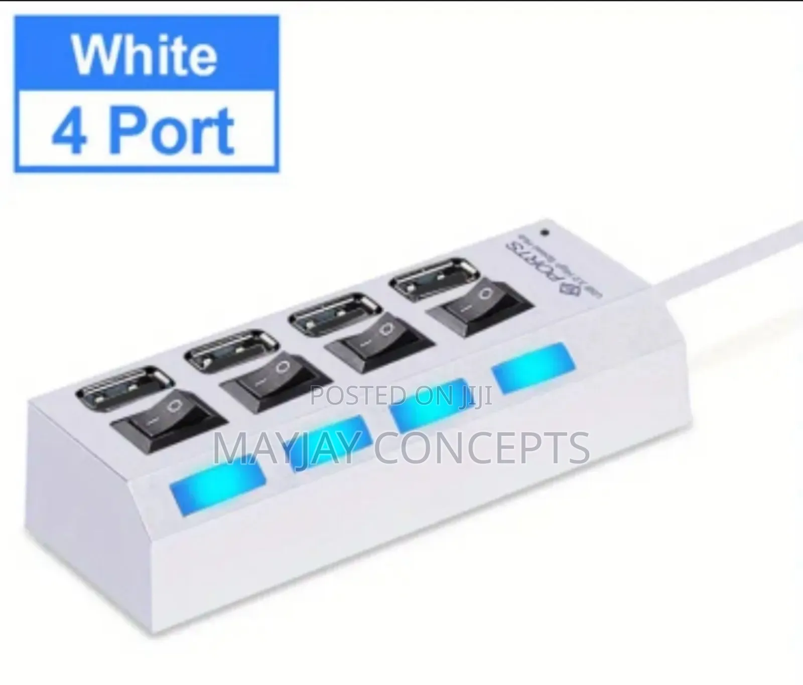 4ports USB 2.0 Hub With LED Indicators+5v Operating Voltage
