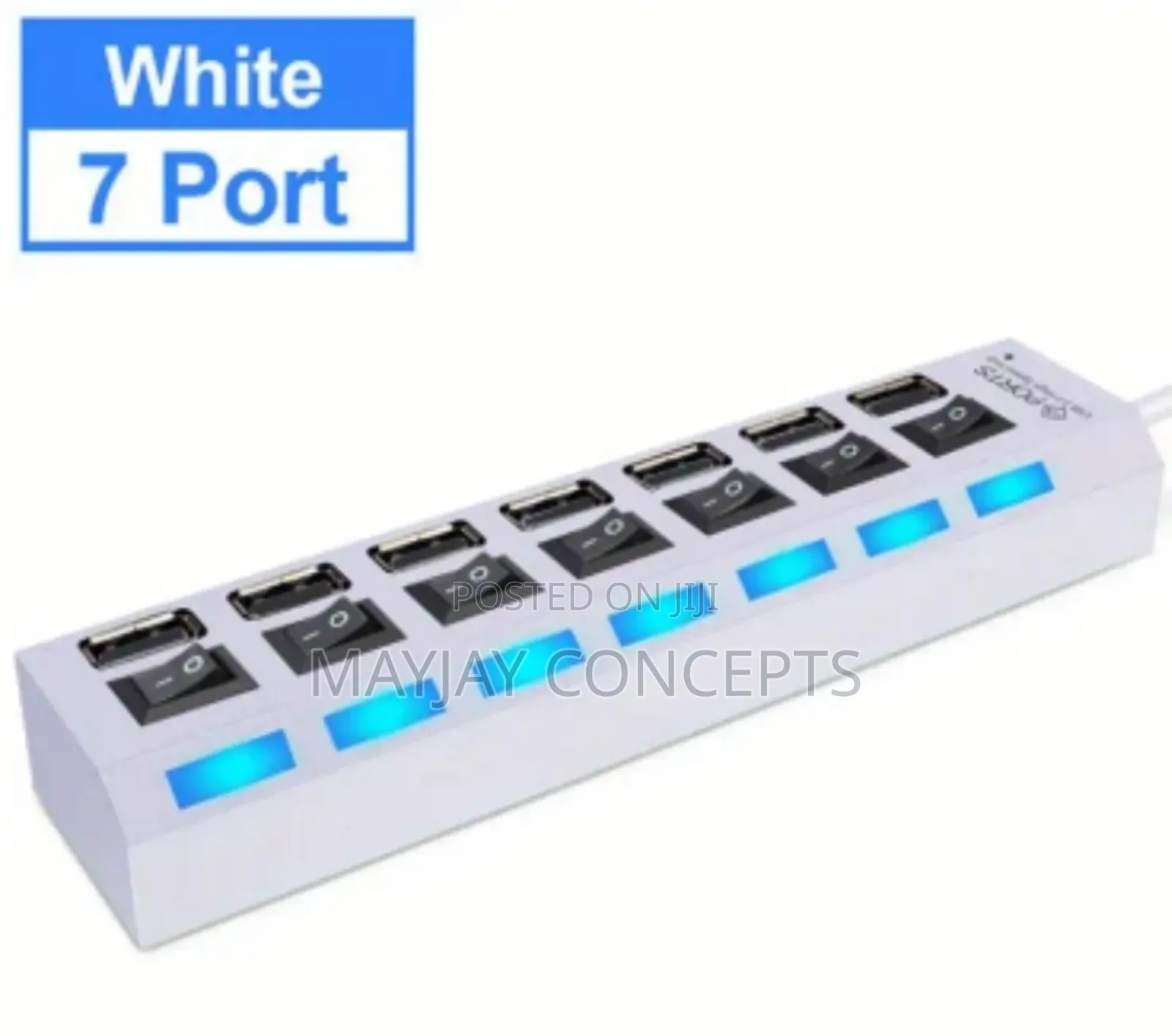 7ports USB 2.0 Hub With LED Indicators+5v Operating Voltage