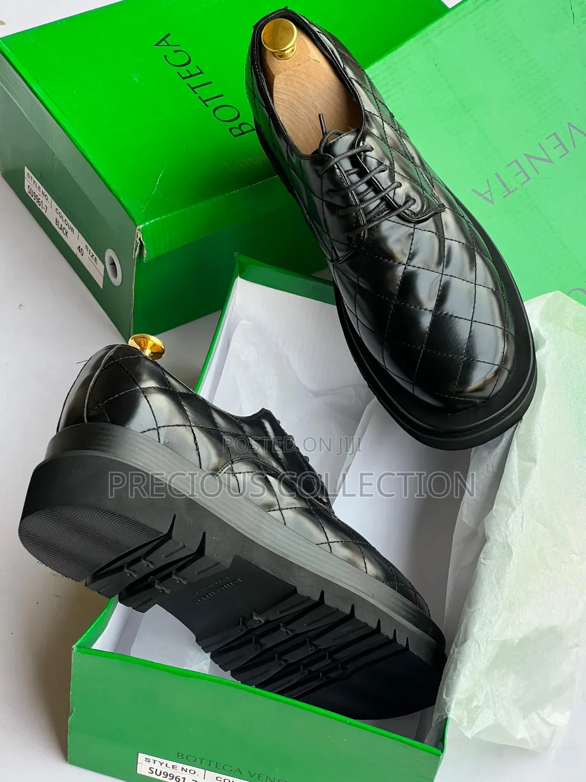 Top Quality Bottega Lace Up Shoes for Men