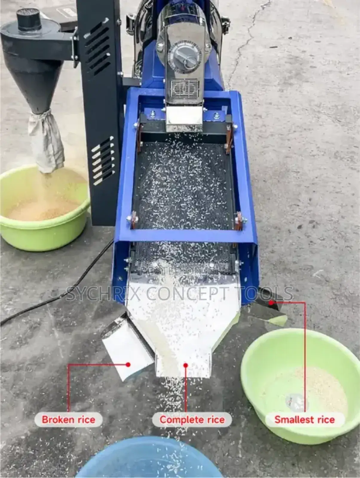 5in1 Rice Milling Machine, Also for Corn Millet