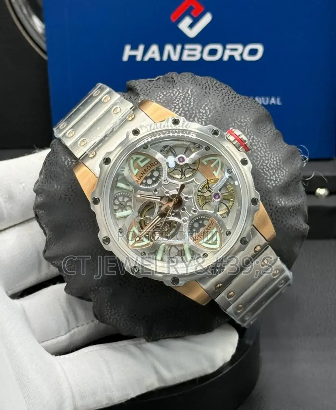 HANBORO WATCH MECHANICAL Original Chain Strap (Premium)