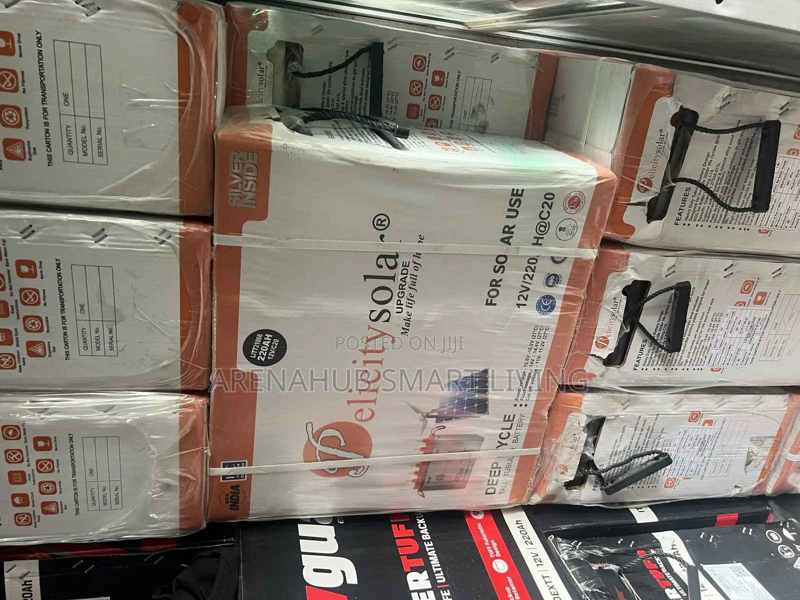 220ah Felicity Tubular Solar Battery 12v