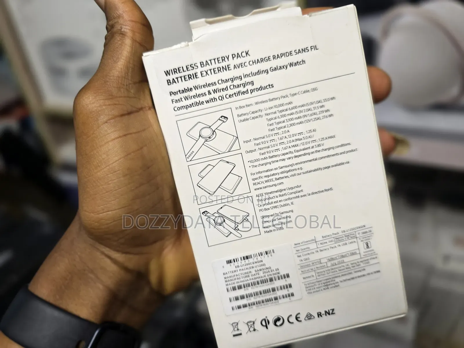 Samsung Wireless Battery Pack 10,000mah Type-C Powerbank