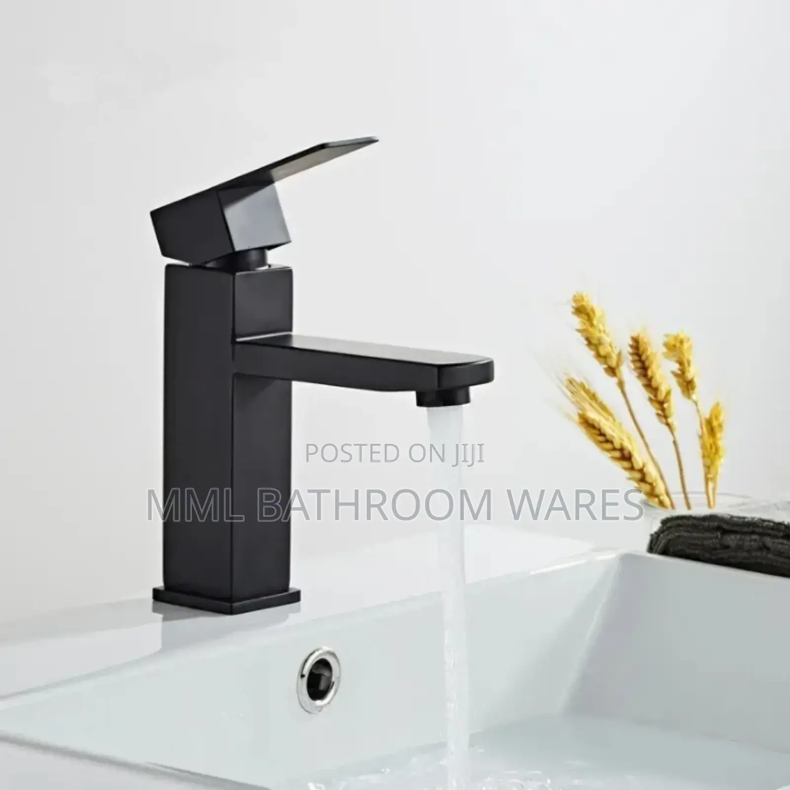 Black Basin Mixer Taps for Bathroom