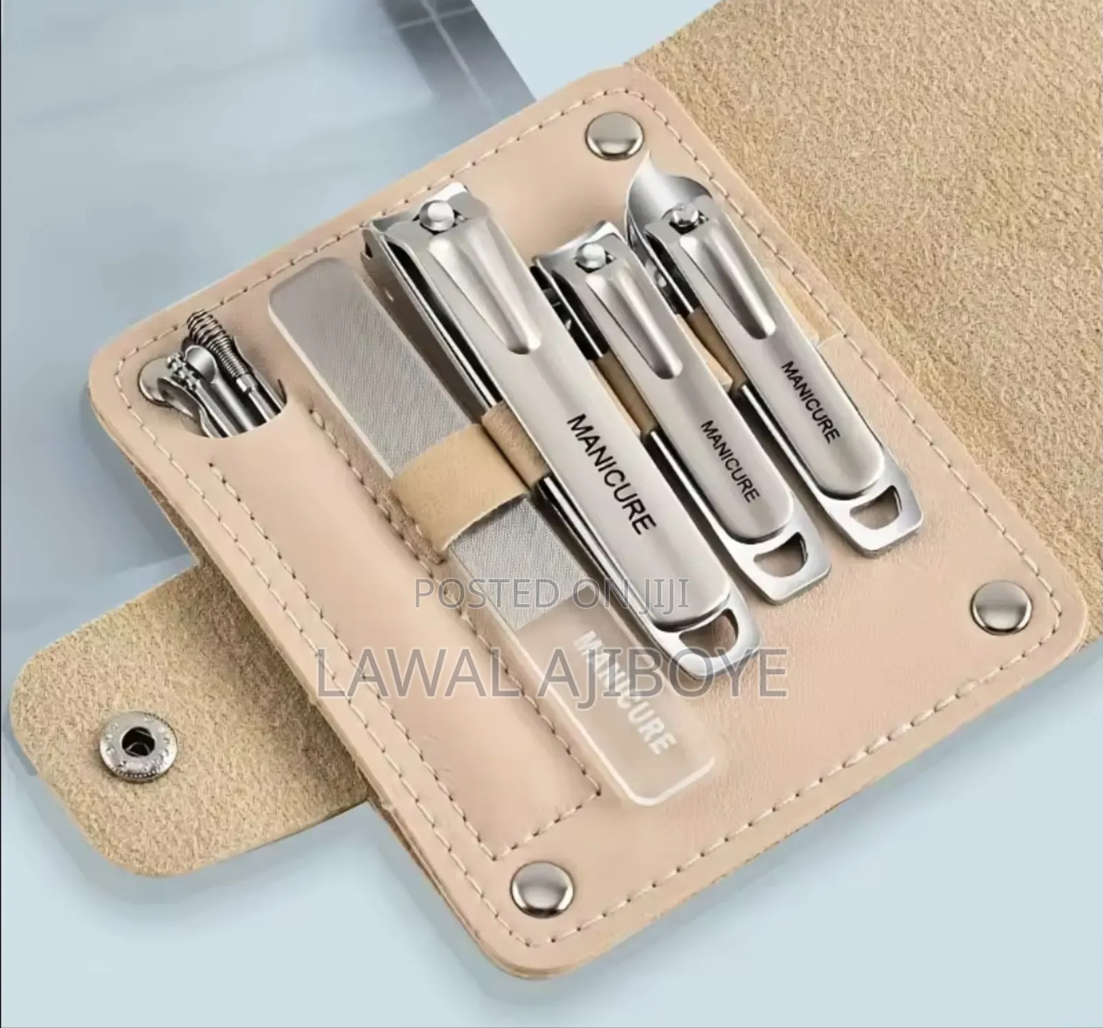 Deluxe 10pcs Nail Care Set Stainless Steel Manicure And Pedi