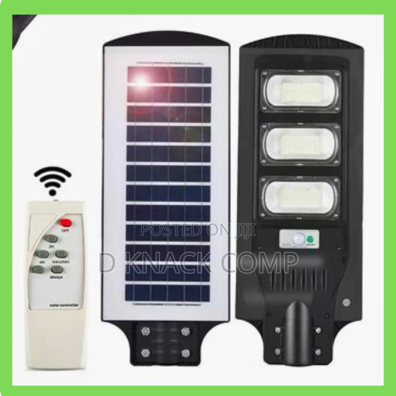 Solar Powered Street / Security Light 144LED With Free Pole
