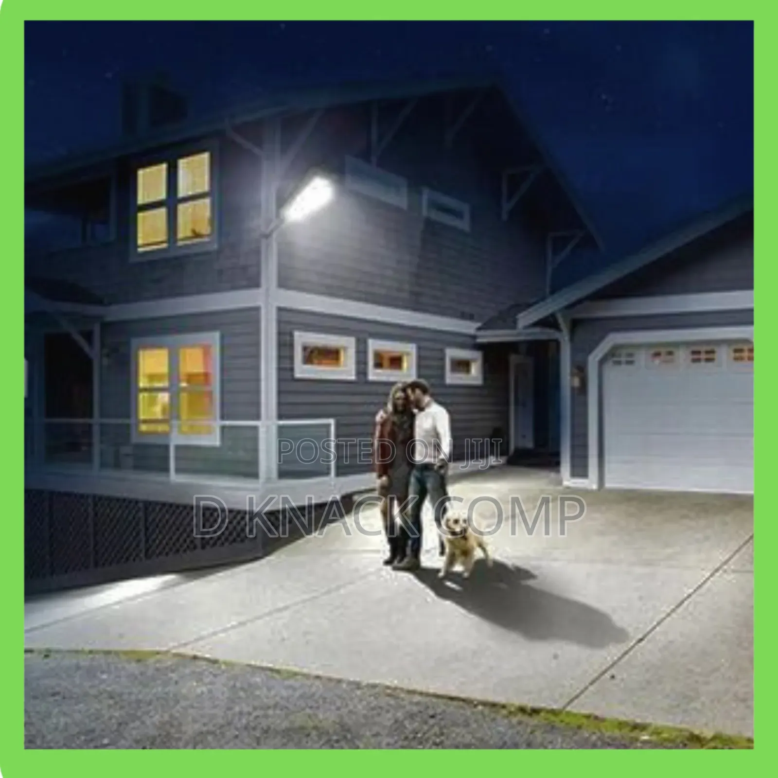 Solar Powered Street / Security Light 144LED With Free Pole