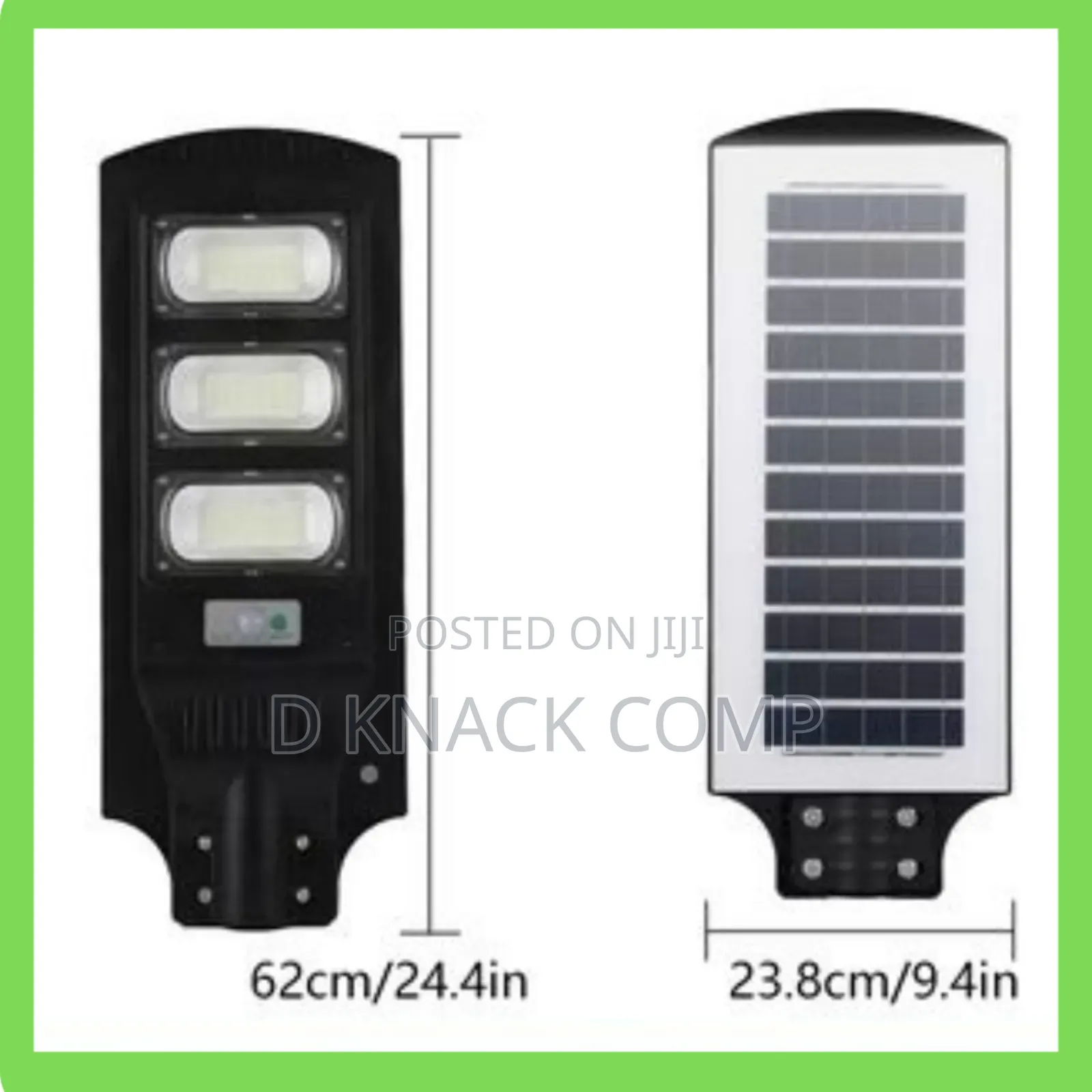 Solar Powered Street / Security Light 144LED With Free Pole