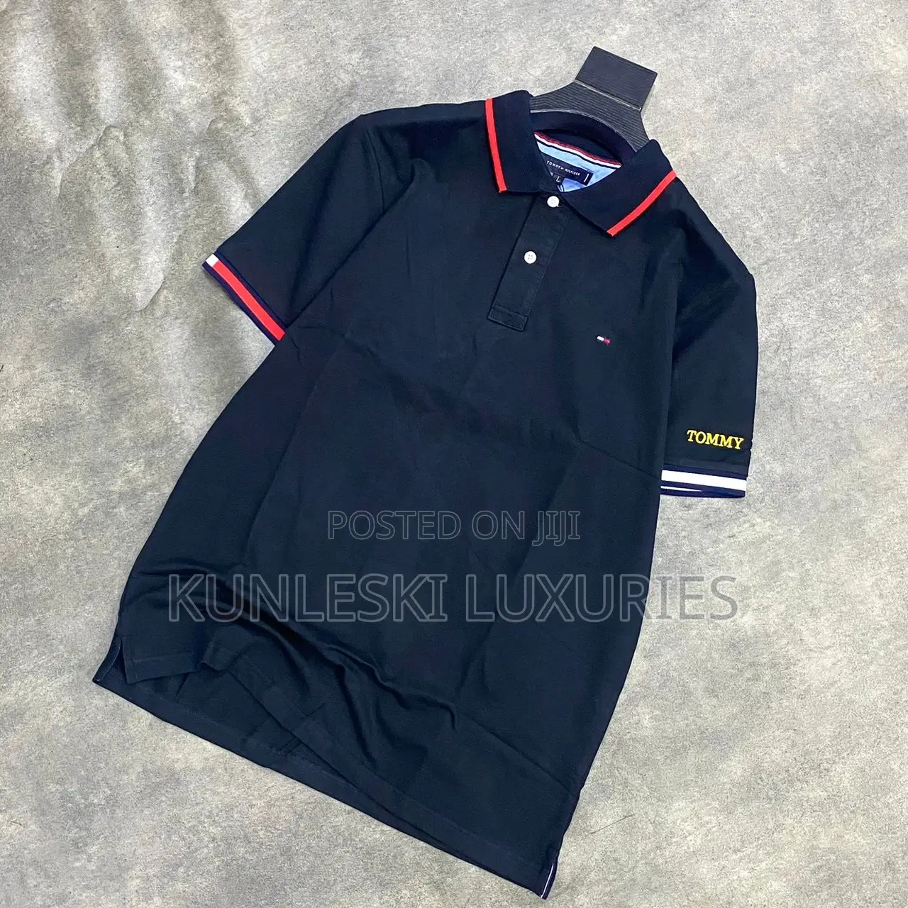 Tommy Hilfiger Plain Collar Neck Polo in 6 Colorways