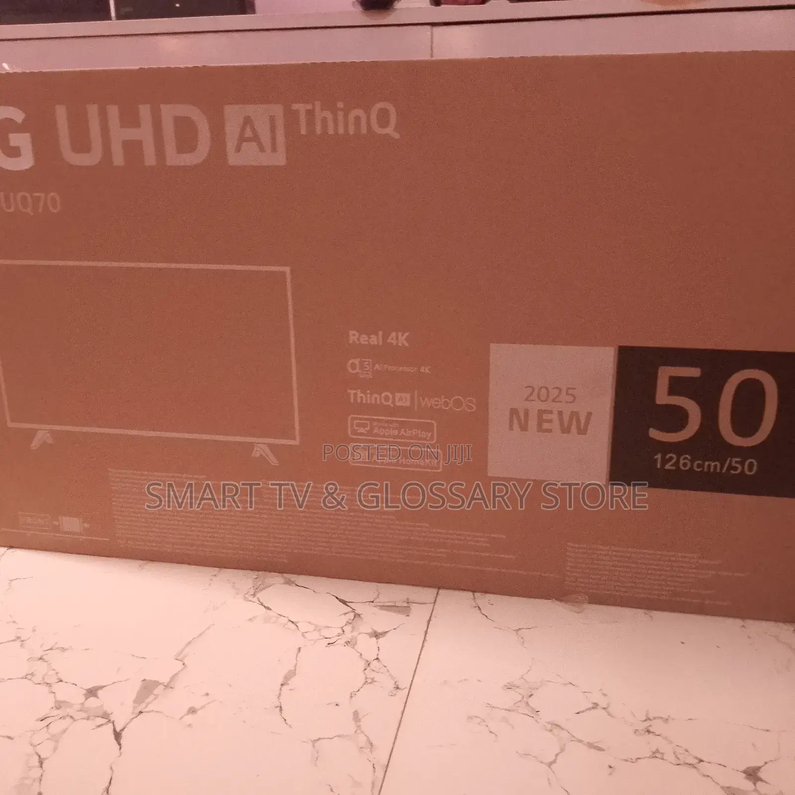 LG 50 Inches With Upgraded GB RAM+8GB Rom