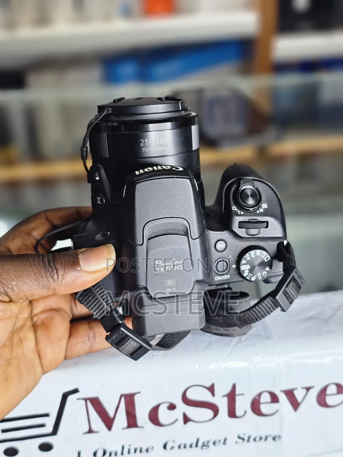 Canon Powershot Sx70 Hs Digital Cam With Wifi and Mic Pot