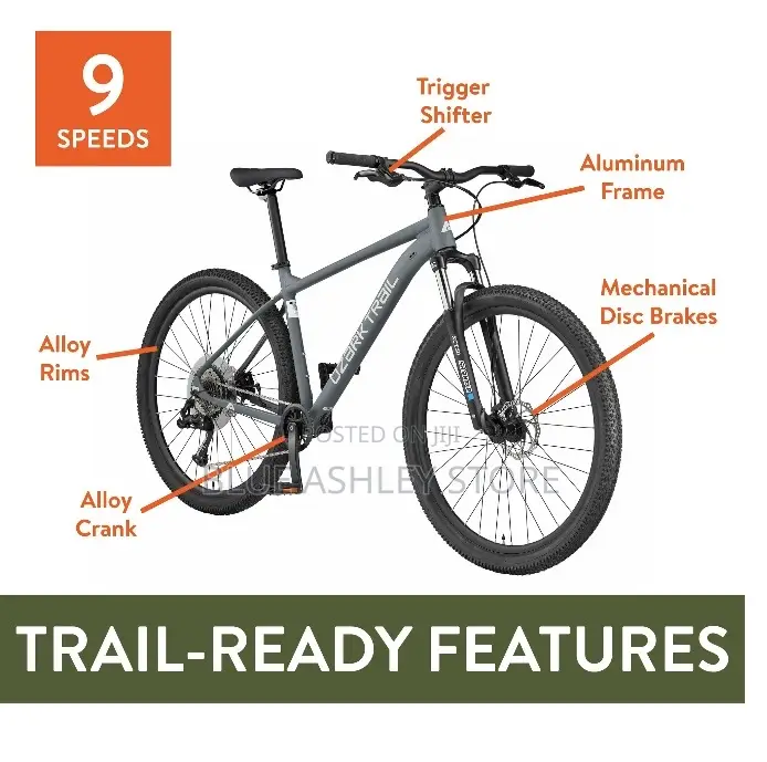Ozark Trail 29" Ridge Mountain Bike, Large Frame,