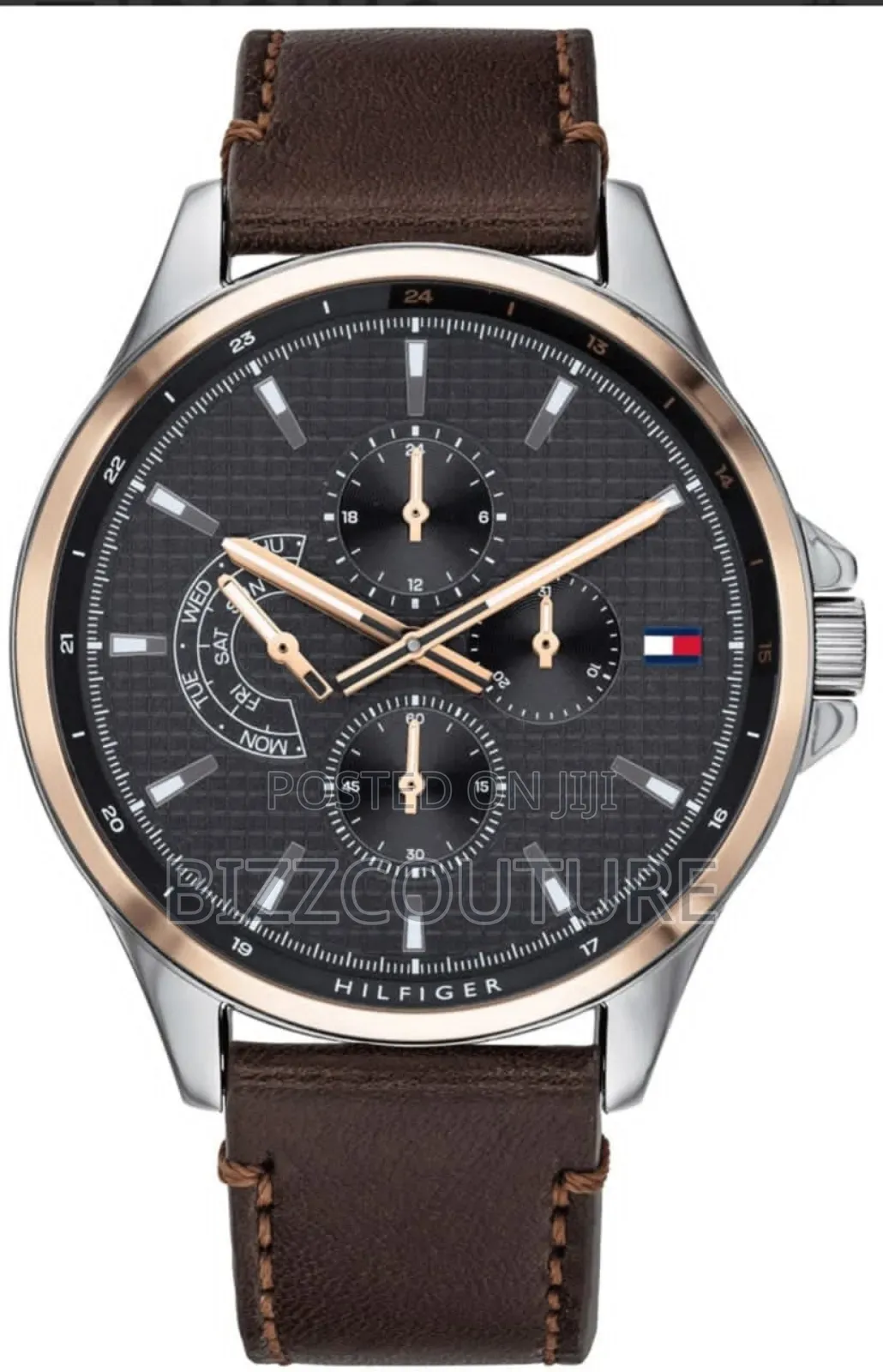 Original Tommy Hilfiger Leather Watch Available in Store