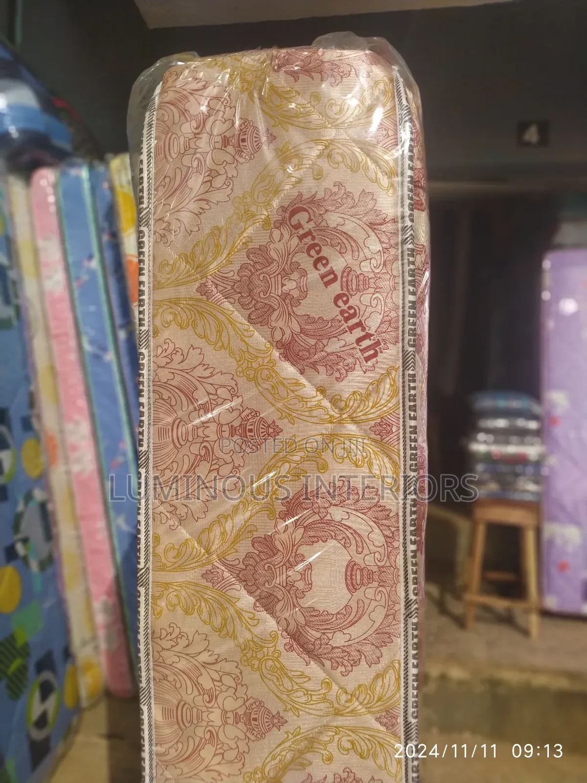 41⁄2 BY 6ft 12 INCHES MATTRESS ( Green Earth )