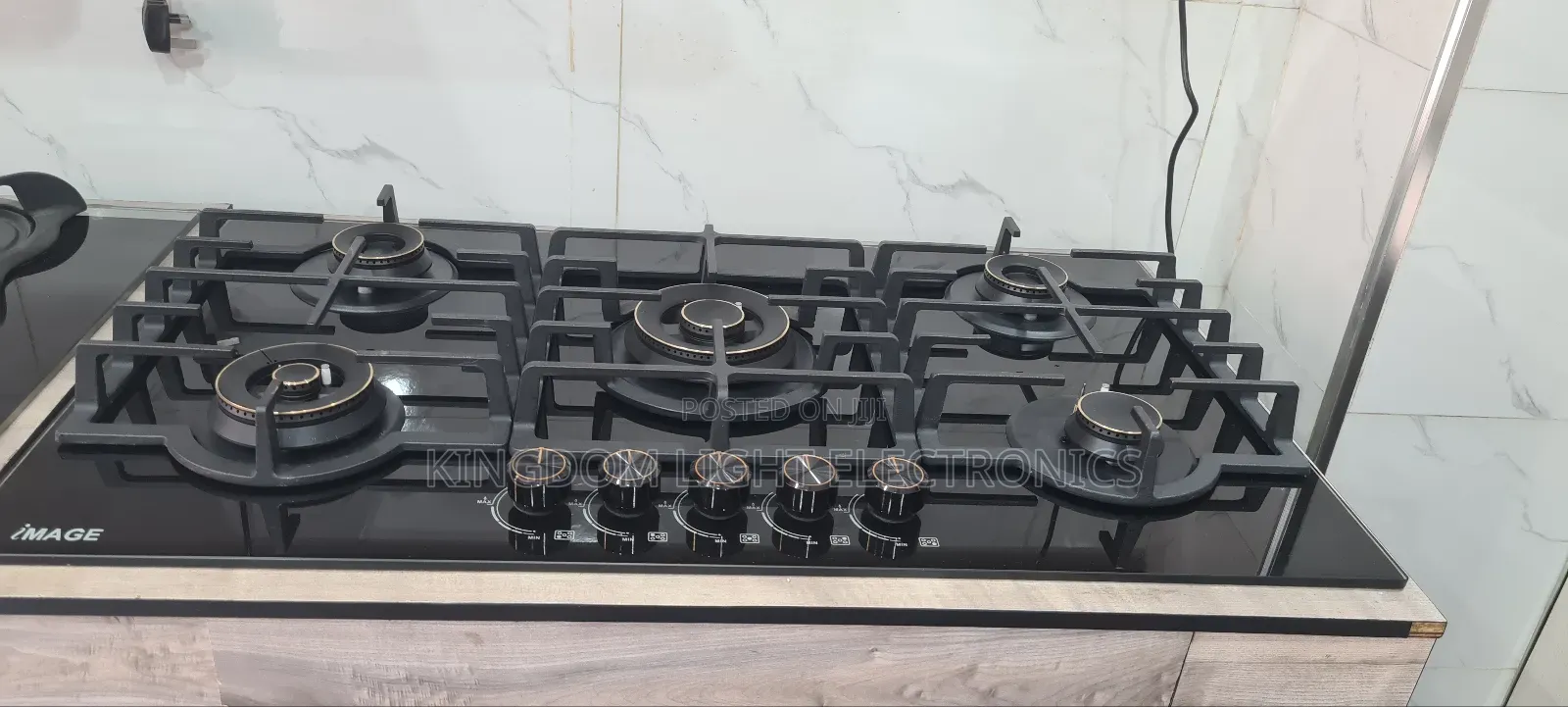 New Image Inbuilt 5 Burners Gas Cooker 100% Copper