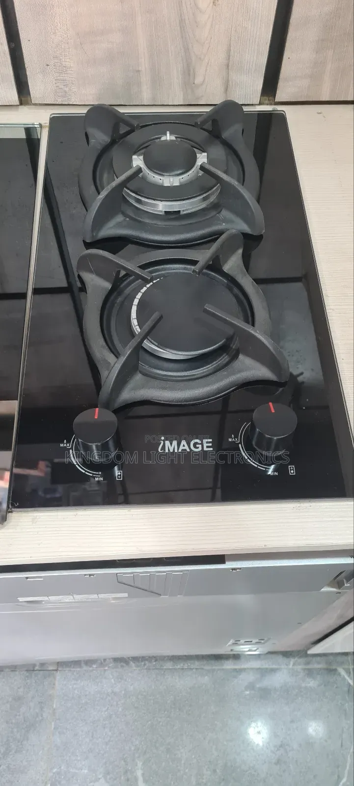 New Image 2 Burners Inbuilt Gas Cooker