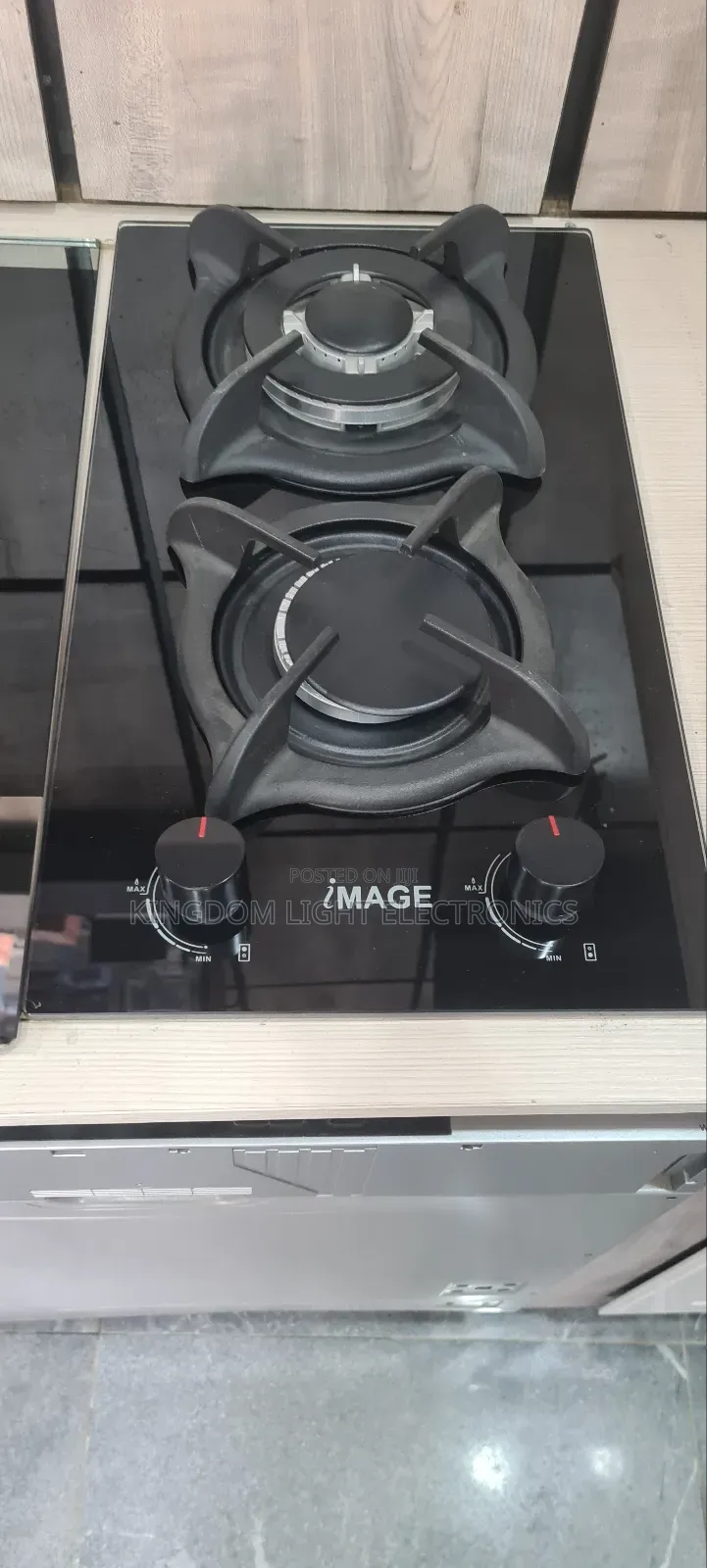 New Image 2 Burners Inbuilt Gas Cooker